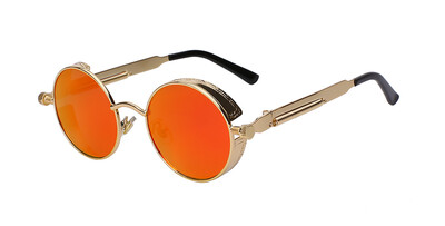 Round Metal Sunglasses Steampunk Men Women Fashion Glasses Brand Designer Retro Vintage Sunglasses UV400
Round Metal Sunglasses Steampunk Men Women Fashion Glasses Brand Designer Retro Vintage Sunglasses UV400