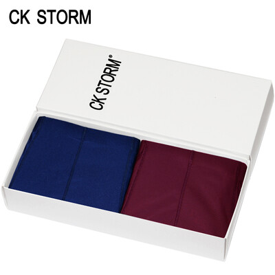 CK STORM mens boxers ice silk 2 gift boxes