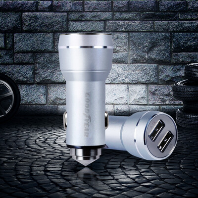 Goodyear Goodyear multi-function car dual USB car charger razor combo car charger GY-2940
Goodyear Goodyear multi-function car dual USB car charger razor combo car charger GY-2940