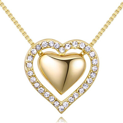 Crystal Heart Necklaces Pendants For Women High Quality Gift Bride Wedding Vintage Fashion Jewelry 26565
Crystal Heart Necklaces Pendants For Women High Quality Gift Bride Wedding Vintage Fashion Jewelry 26565