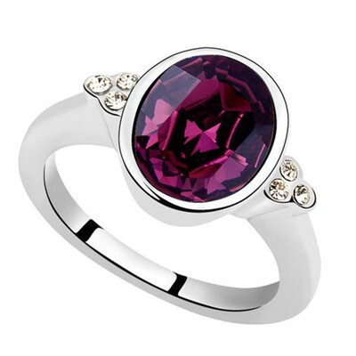 Austria Crystal Rhinestone Ring Design Exquisite Gift Romantic Purple Stone Engagement Rings For Women 6963
Austria Crystal Rhinestone Ring Design Exquisite Gift Romantic Purple Stone Engagement Rings For Women 6963
