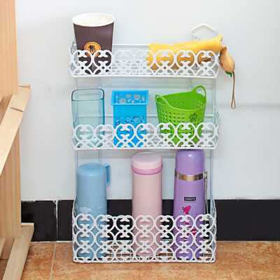 【Jingdong Supermarket】 Besi Si bathroom racks kitchen supplies 3-layer square hollow carved shelves BS-1018
【Jingdong Supermarket】 Besi Si bathroom racks kitchen supplies 3-layer square hollow carved shelves BS-1018