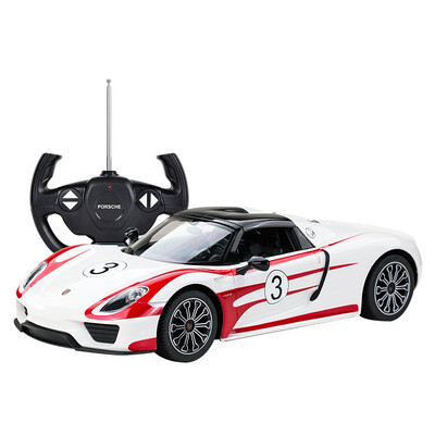 Starlight (Rastar) remote control car 1:14 Porsche 918 racing version of the external USB charging can drift sports car boy children toy car model 70770-1 white
Starlight (Rastar) remote control car 1:14 Porsche 918 racing version of the external USB charging can drift sports car boy children toy car model 70770-1 white