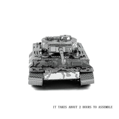 Tiger Tank Miniature 3D Metal Model Puzzles 3D Solid Jigsaw Puzzle Toys for Childern Free Shipping kids diy craft
Tiger Tank Miniature 3D Metal Model Puzzles 3D Solid Jigsaw Puzzle Toys for Childern Free Shipping kids diy craft