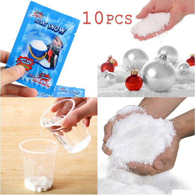 5-100 pack Fake Magic Instant Snow For Sensory Play Frozen Wedding Xmas Decor Fashion
5-100 pack Fake Magic Instant Snow For Sensory Play Frozen Wedding Xmas Decor Fashion