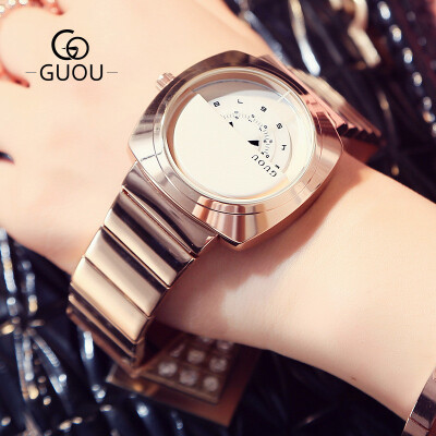 GUOU Women Bracelet Quartz Watch Stainless Steel Wristwatch Ladies Simple Watches Unique Clock
GUOU Women Bracelet Quartz Watch Stainless Steel Wristwatch Ladies Simple Watches Unique Clock