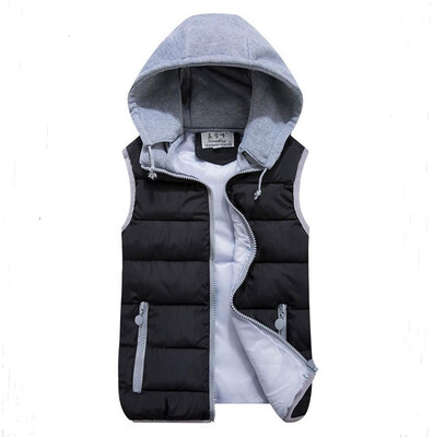 women's cotton wool collar hooded down vest Removable hat Hot high quality Brand New female winter warm Jacket&Outerwear Thicken
women's cotton wool collar hooded down vest Removable hat Hot high quality Brand New female winter warm Jacket&Outerwear Thicken