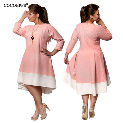 COCOEPPS Large Size Female dresses New 2017 Autumn Patchwork Dress winter plus size women clothing Elegant Evening Vestidos
COCOEPPS Large Size Female dresses New 2017 Autumn Patchwork Dress winter plus size women clothing Elegant Evening Vestidos