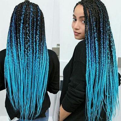 Synthetic Jumbo Braid Hair Extension 5bundles 24" Three Tone Ombre Black-Blue-Deepskyblue
Synthetic Jumbo Braid Hair Extension 5bundles 24" Three Tone Ombre Black-Blue-Deepskyblue