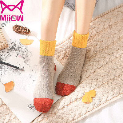 Cat people MiiOW 5 pairs ladies socks women autumn&winter thickening warm rabbit wool socks solid color stripes in the tube female socks uniform
Cat people MiiOW 5 pairs ladies socks women autumn&winter thickening warm rabbit wool socks solid color stripes in the tube female socks uniform