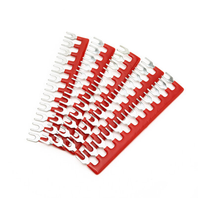 (20 pieces/lot)Suyep Wire Connector Pre Insulated Fork Type Terminal Barrier Strip Jumper Connector 12 Positions TB1512 red
(20 pieces/lot)Suyep Wire Connector Pre Insulated Fork Type Terminal Barrier Strip Jumper Connector 12 Positions TB1512 red