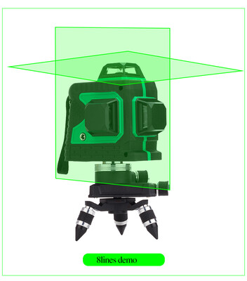12-line level 3D green light wall-mounted instrument High-precision outdoor light line laser instrument 8-line flat water meter re
12-line level 3D green light wall-mounted instrument High-precision outdoor light line laser instrument 8-line flat water meter re