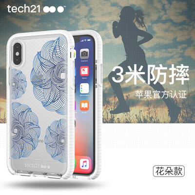 tech21 Apple iPhoneX (5.8 inch) shatter-resistant cell phone shell flower models Apple iPhone 10 Apple cell phone case shatter-resistant thin shell cover blue
tech21 Apple iPhoneX (5.8 inch) shatter-resistant cell phone shell flower models Apple iPhone 10 Apple cell phone case shatter-resistant thin shell cover blue