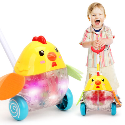 Doll Dr. (Dr.B) Baby Walker Trolley Single Pole Children's Toys Push-pusher With Light Trolley (Cartoon Chicken)
Doll Dr. (Dr.B) Baby Walker Trolley Single Pole Children's Toys Push-pusher With Light Trolley (Cartoon Chicken)