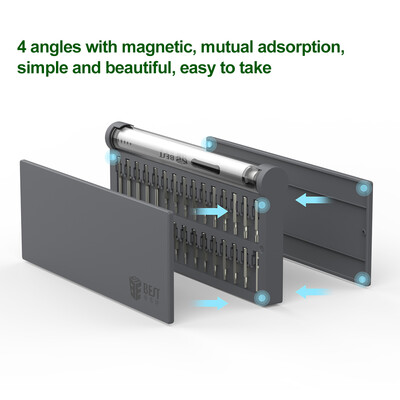 BEST Small Cordless Rechargeable Screwdriver Set Repair Tool Kit for Electronics Cellphone PC Tablet Watch
BEST Small Cordless Rechargeable Screwdriver Set Repair Tool Kit for Electronics Cellphone PC Tablet Watch