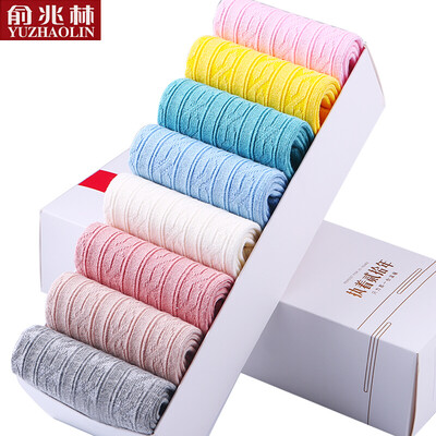 Yu Zhaolin 8 pairs of socks girls cotton socks candy color female socks fall&winter warm tube socks comfortable long socks mixed color code
Yu Zhaolin 8 pairs of socks girls cotton socks candy color female socks fall&winter warm tube socks comfortable long socks mixed color code