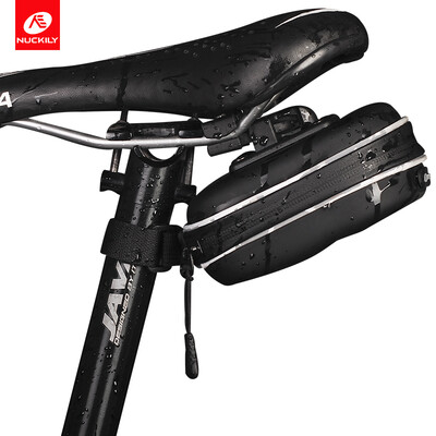 NUCKILY Cycling Saddle Bag Eva Stress-crack Resistance Material with Reflective Strips Waterproof Saddlebag Suitable
NUCKILY Cycling Saddle Bag Eva Stress-crack Resistance Material with Reflective Strips Waterproof Saddlebag Suitable