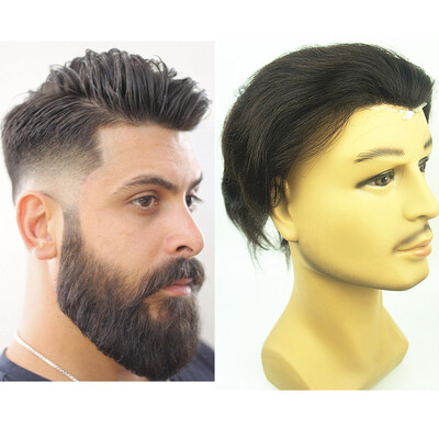 N..W. Brazilian virgin human hair toupee for men with transparent Thin skin PU, 10" x 8" Straight hair pieces for men
N..W. Brazilian virgin human hair toupee for men with transparent Thin skin PU, 10" x 8" Straight hair pieces for men