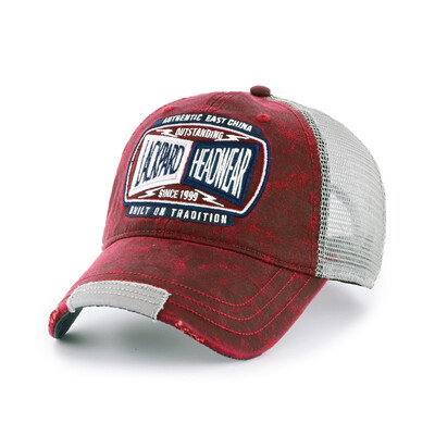 LACKPARD Summer mesh baseballhat with patch and embroidery