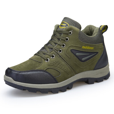 Mrzuo Autumn&winter men plus cashmere warm outdoor hiking shoes 
Mrzuo Autumn&winter men plus cashmere warm outdoor hiking shoes