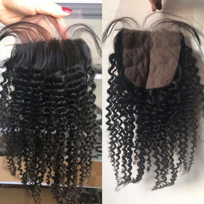 Silk Base Closure 4*4inch Free Middle Part 3 Way Part Hidden Knots G-EASY Natural Color Afro Kinky Curly Brazilian Virgin Human Ha
Silk Base Closure 4*4inch Free Middle Part 3 Way Part Hidden Knots G-EASY Natural Color Afro Kinky Curly Brazilian Virgin Human Ha