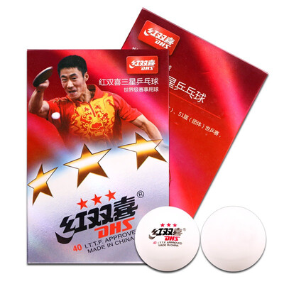 Red Double Happiness DHS White Samsung Table Tennis 40mm Match Level 6 Pack 1840A0
Red Double Happiness DHS White Samsung Table Tennis 40mm Match Level 6 Pack 1840A0