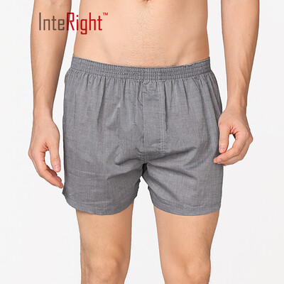 INTERIGHT mens underwear new Arro pants cotton boxer two pink medium gray