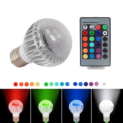 CBP 3W E27 16 Цвет LED RGB Magic Light лампочки с беспроводной пульт дистанционного управления для спальни
CBP 3W E27 16 Цвет LED RGB Magic Light лампочки с беспроводной пульт дистанционного управления для спальни