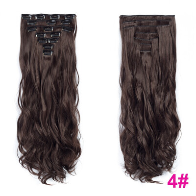 7pcsset Clip in Hair Extensions 20inch Long Wavy Heat Resistant Kanekalon Synthetic Hairpiece Gifts for Girl Lady Women
7pcsset Clip in Hair Extensions 20inch Long Wavy Heat Resistant Kanekalon Synthetic Hairpiece Gifts for Girl Lady Women
