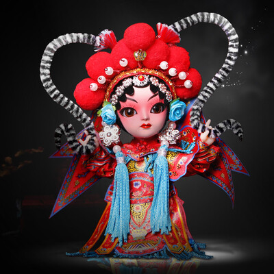 Weilong Peking Opera Deaf Doll Puppet Decoration Chinese Style Features Craft Gift Foreign Affairs Abroad Gifts to Foreigners Mu Guiying
Weilong Peking Opera Deaf Doll Puppet Decoration Chinese Style Features Craft Gift Foreign Affairs Abroad Gifts to Foreigners Mu Guiying