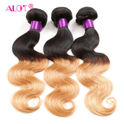 Alot Hair Products Brazilian Virgin Human Hair Body Wave Ombre 1b27 Two tone Color 3 Bundle Lot
Alot Hair Products Brazilian Virgin Human Hair Body Wave Ombre 1b27 Two tone Color 3 Bundle Lot