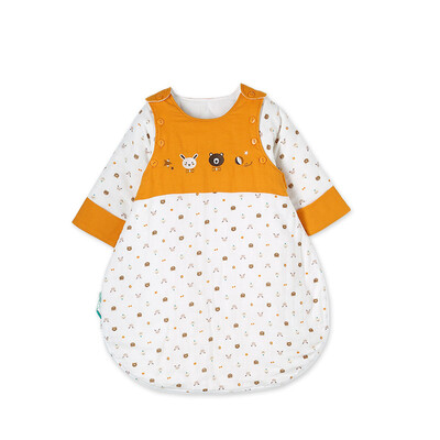 Cotton Age PurCotton autumn&winter infant gauze clip cotton side open robe sleeping bag 70x55cm good friend 1 bag