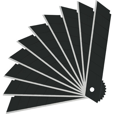 Kraft Weir blade 10 pieces 18mm large SK5 material wallpaper knife cutting blade KU2714
Kraft Weir blade 10 pieces 18mm large SK5 material wallpaper knife cutting blade KU2714