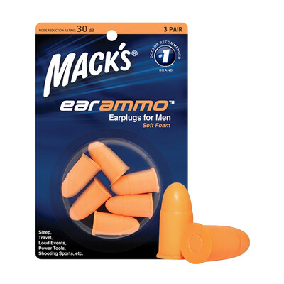 MACK' shooting earplugs American imports bullet-type shooting protection sound insulation earplugs orange 3 installed
MACK' shooting earplugs American imports bullet-type shooting protection sound insulation earplugs orange 3 installed