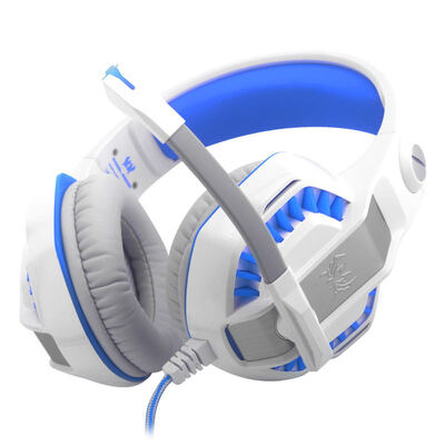 KOTION EACH G2000 II Computer Gaming Headset Notebook Desktop Headset Subwoofer Microphone Microphone Eating Chicken Essential White Blue
KOTION EACH G2000 II Computer Gaming Headset Notebook Desktop Headset Subwoofer Microphone Microphone Eating Chicken Essential White Blue