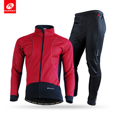 NUCKILY Mens Winter Windproof Outdoor Clothing Breathable Polyester Cycling Sports jersey Suit
NUCKILY Mens Winter Windproof Outdoor Clothing Breathable Polyester Cycling Sports jersey Suit