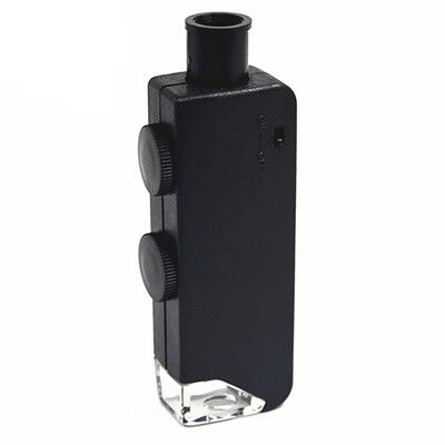 Gagarin 60 times 100 times magnifying glass with light portable microscope emerald jade jewelry identification microscope JH02
Gagarin 60 times 100 times magnifying glass with light portable microscope emerald jade jewelry identification microscope JH02