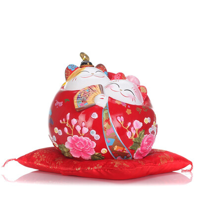 Jingdong supermarket Jinshi workshop spent a full moon couple happy Lucky cat wedding gift creative ornaments resin save money to send girlfriend C53569
Jingdong supermarket Jinshi workshop spent a full moon couple happy Lucky cat wedding gift creative ornaments resin save money to send girlfriend C53569
