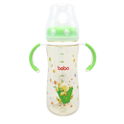 Le Bao bobo bottle wide caliber with straw with handle baby baby PPSU bottle 260ml green for more than 12 months
Le Bao bobo bottle wide caliber with straw with handle baby baby PPSU bottle 260ml green for more than 12 months