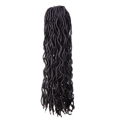 20" Faux Locs Curly Crochet Hair 24 Roots Synthetic Crochet Braids Hair Extensions Pure Color Crochet Braiding Hair
20" Faux Locs Curly Crochet Hair 24 Roots Synthetic Crochet Braids Hair Extensions Pure Color Crochet Braiding Hair