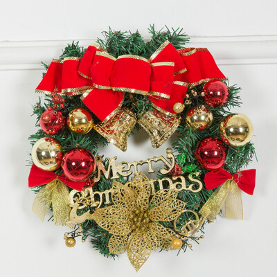 Mu Mei Yi Christmas decorations Christmas tree packages scene layout Christmas door rattan wreath 30CM red knot
Mu Mei Yi Christmas decorations Christmas tree packages scene layout Christmas door rattan wreath 30CM red knot