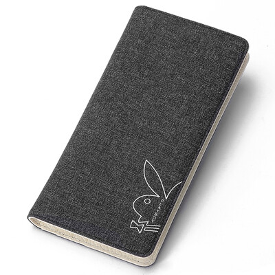 Playboy playboy mens wallet mens long paragraph simple canvas youth vertical wallet tide mens multi-card position ticket holder PAA4421-7B black
Playboy playboy mens wallet mens long paragraph simple canvas youth vertical wallet tide mens multi-card position ticket holder PAA4421-7B black