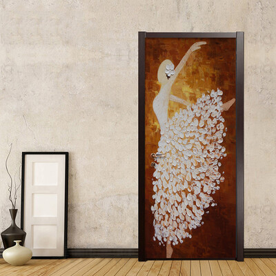 PVC Self Adhesive Waterproof 3D Mural Wallpaper Modern Painting Cafe Home Decor DIY Door Sticker Vinyl Mural 77cm x 200cm
PVC Self Adhesive Waterproof 3D Mural Wallpaper Modern Painting Cafe Home Decor DIY Door Sticker Vinyl Mural 77cm x 200cm