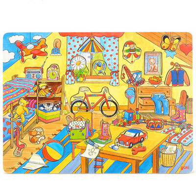 goki Wooden Jigsaw Puzzle with Storage tray (24/48/96pcs and 46/55pcs of 4 layers ) for kids
goki Wooden Jigsaw Puzzle with Storage tray (24/48/96pcs and 46/55pcs of 4 layers ) for kids