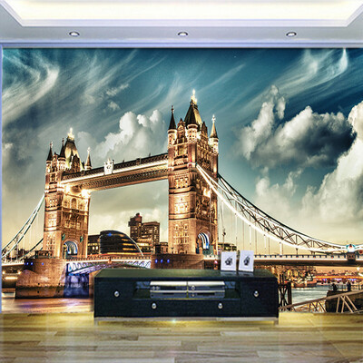 Customize Any Size Office Den Living Room Backdrop Wall Murals European Art Mural 3D Stereo Non-woven Wallpaper London Bridge
Customize Any Size Office Den Living Room Backdrop Wall Murals European Art Mural 3D Stereo Non-woven Wallpaper London Bridge