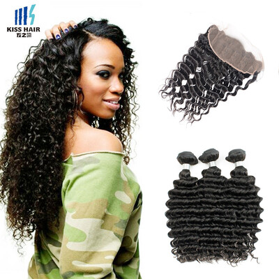 kiss hair deep wave remy Brazilian human hair 3 bundles with 4*13 lace frontal ear to ear lace frontal
kiss hair deep wave remy Brazilian human hair 3 bundles with 4*13 lace frontal ear to ear lace frontal