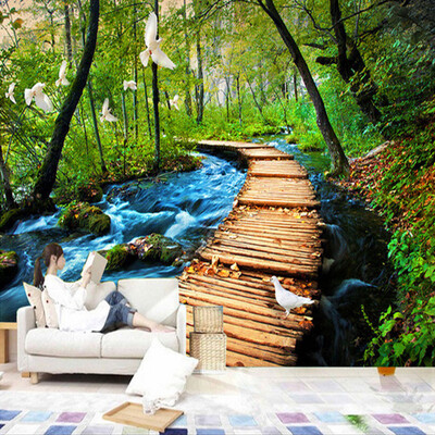 Custom 3D Photo Wallpaper Forest Nature Scenery Large Wall Mural Paintings Living Room Bedroom Non-woven Printed Wallpaper
Custom 3D Photo Wallpaper Forest Nature Scenery Large Wall Mural Paintings Living Room Bedroom Non-woven Printed Wallpaper