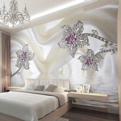 Custom 3D Stereoscopic Jewelry Diamond White Lines Silk Art Wall Mural Wallpaper Living Room TV Backdrop Murales De Pared 3D
Custom 3D Stereoscopic Jewelry Diamond White Lines Silk Art Wall Mural Wallpaper Living Room TV Backdrop Murales De Pared 3D