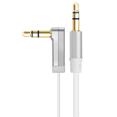 Kaiboer KBE-SM-13048 35mm stereo audio cable AUX cable straight head - elbow white flat wire 1 meter car audio cable
Kaiboer KBE-SM-13048 35mm stereo audio cable AUX cable straight head - elbow white flat wire 1 meter car audio cable