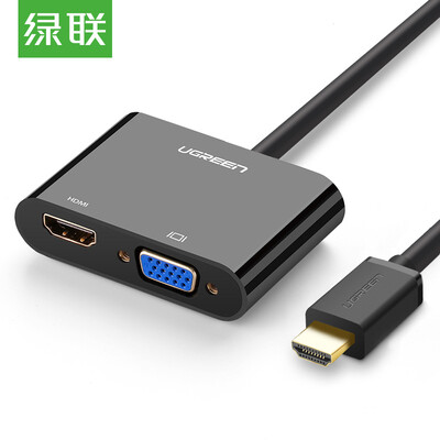 UGREEN UGREEN HDMI to VGAHDMI 2 in 1 Converter 4K HD Video Adapter Adapter Computer Set-Top Box Connect TV Monitor Projector Line 40744
UGREEN UGREEN HDMI to VGAHDMI 2 in 1 Converter 4K HD Video Adapter Adapter Computer Set-Top Box Connect TV Monitor Projector Line 40744